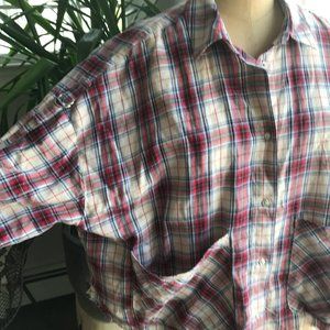 Plaid ZARA Cropped Top